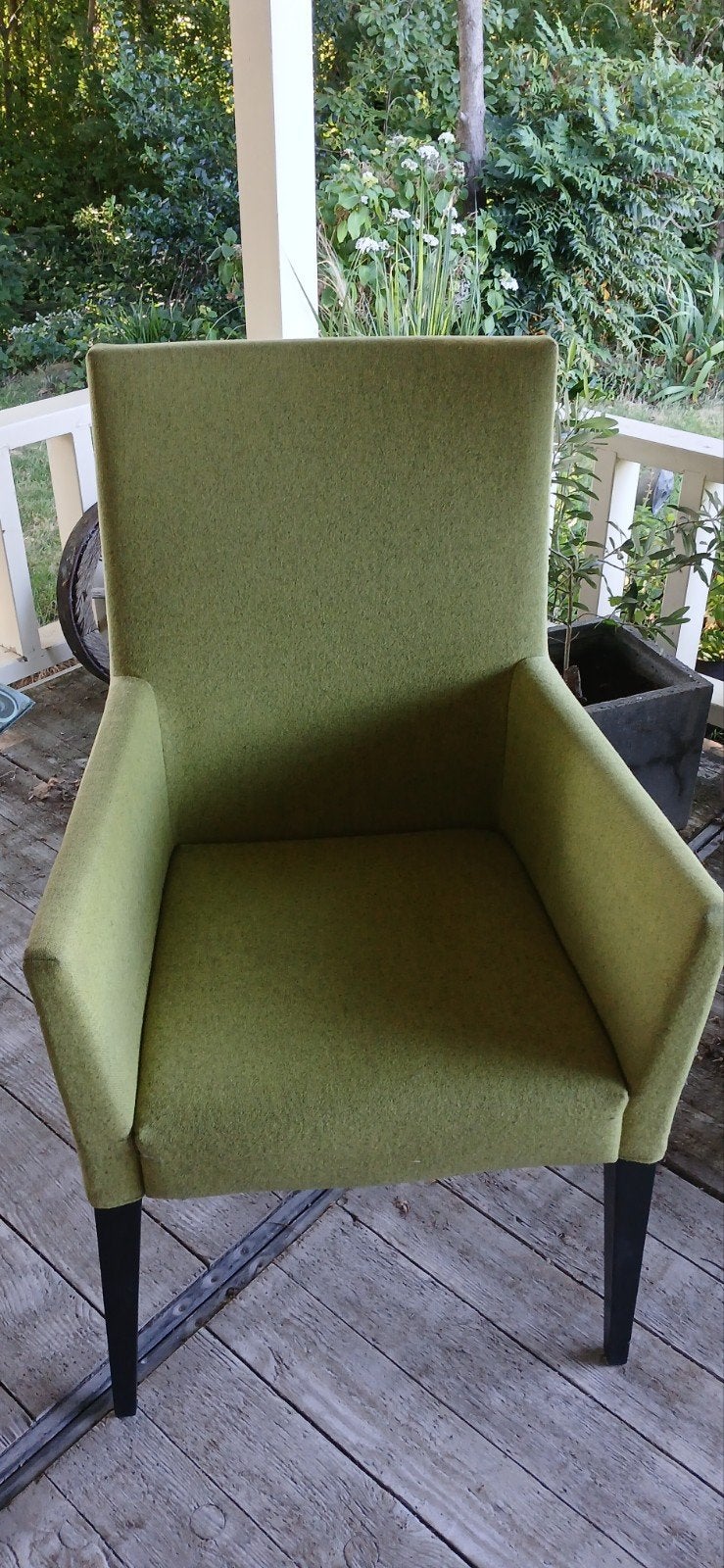 Groene wollen eetkamerstoelen (4x)van Punch, Ophalen, Gebruikt, Overige kleuren, Vier