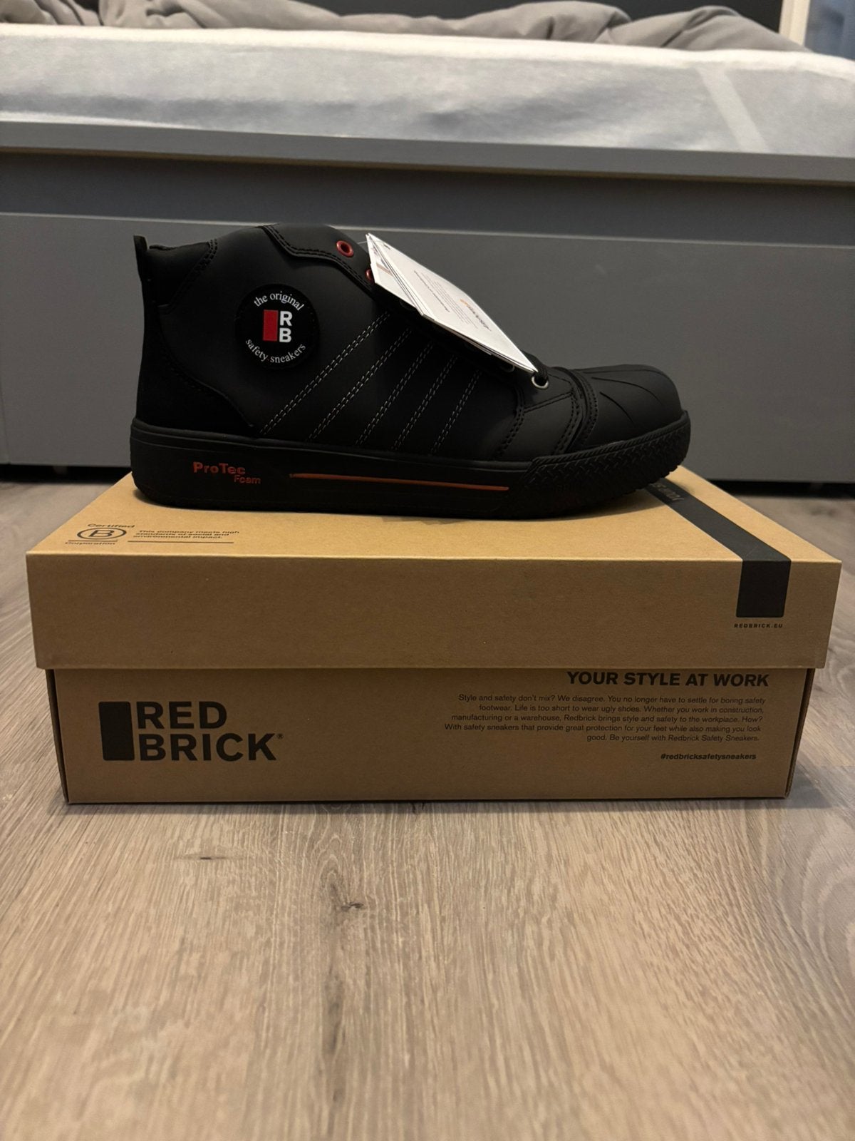 Red Brick veiligheidsschoenen maat 43, Ophalen, Nieuw