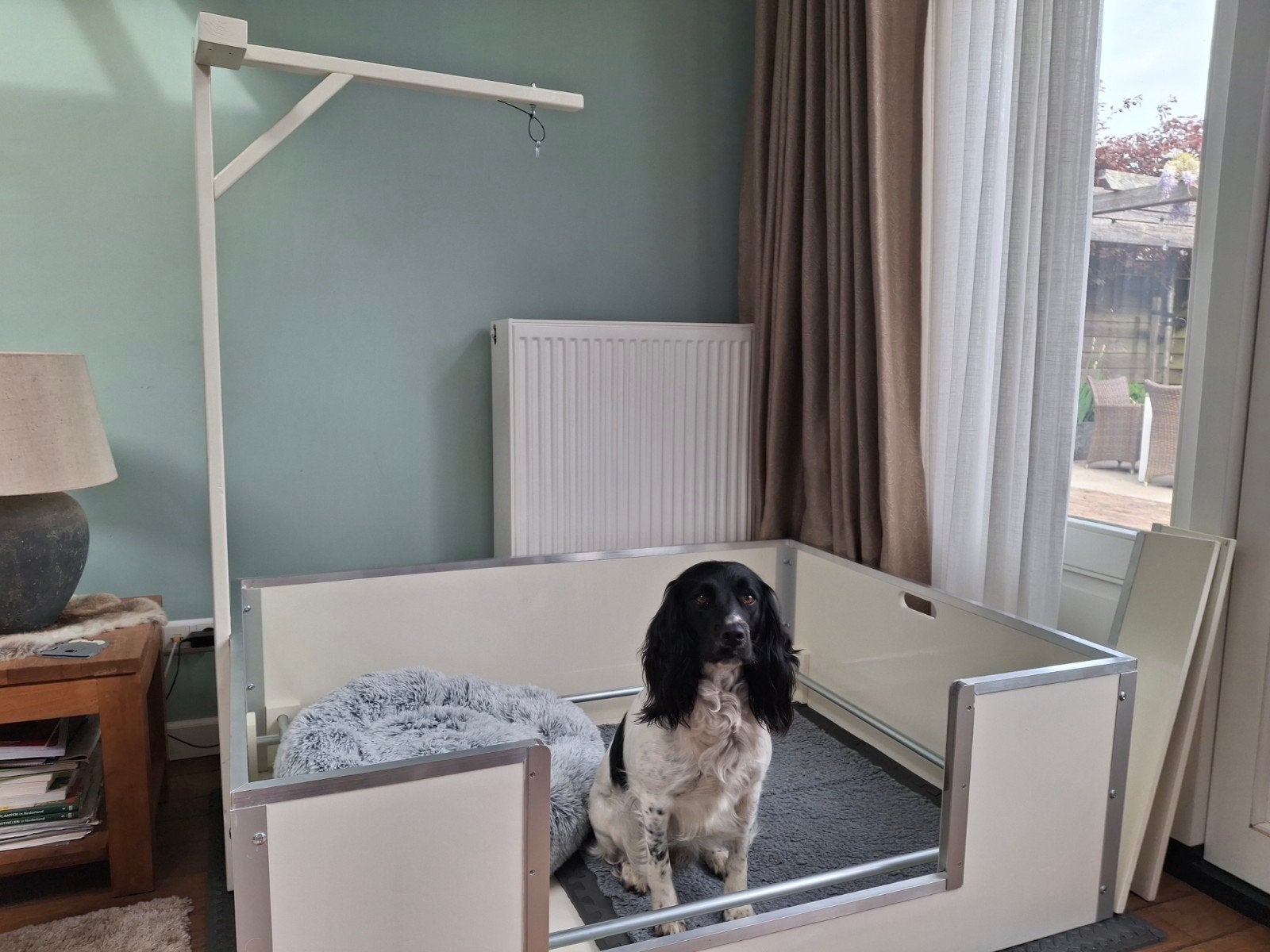 Werpkist met toebehoren voor middelgrote tot grote hond., Ophalen, 110 cm of meer, Minder dan 65 cm