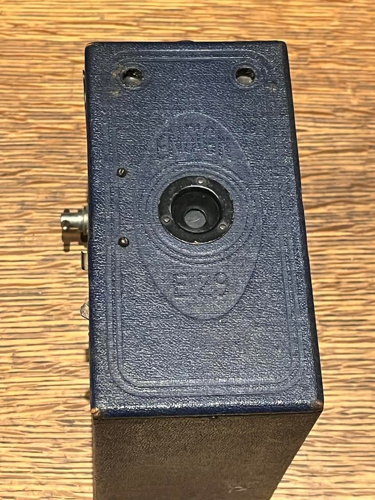 Oude Ensign E29 fototoestel jaren '40 - Vintage camera, Verzenden, Gebruikt, Compact, Overige Merken