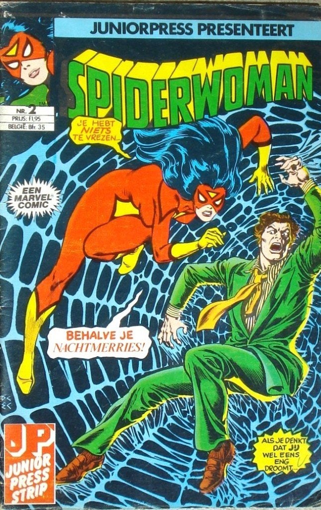 Nederland & België Spiderwoman 2 1982, Europa, Ophalen of Verzenden, Gelezen, Eén comic
