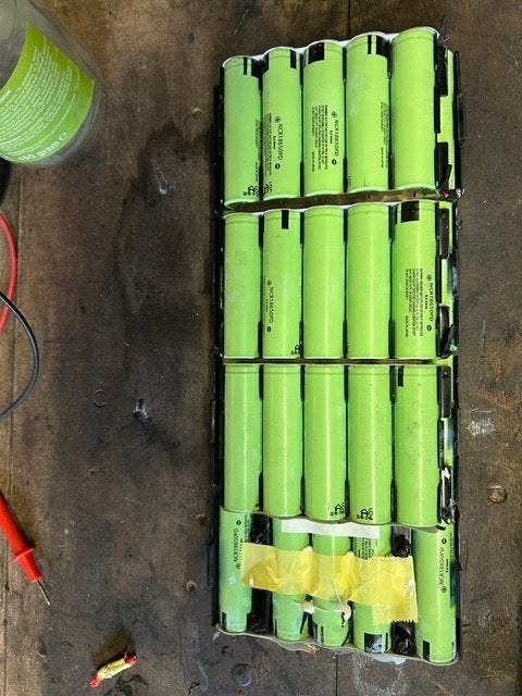 Batterij pakket 25,2 volt van elektrische  Multicycle fiets, Gebruikt