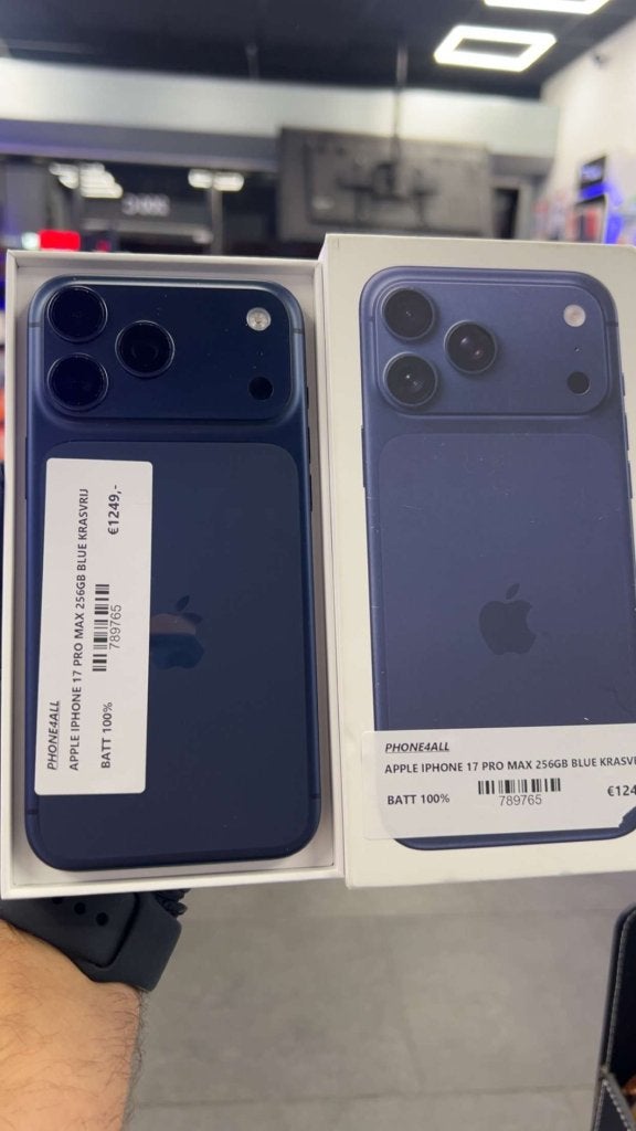 APPLE IPHONE 17 PRO MAX 256GB BLUE   ZO GOED ALS NIEUW, Niet ingevuld, 128 GB, Niet ingevuld, Ophalen of Verzenden