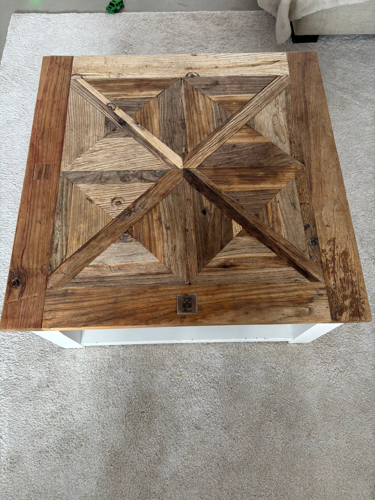 Riviera maison salontafel, Ophalen, Zo goed als nieuw, Vierkant, 50 tot 100 cm