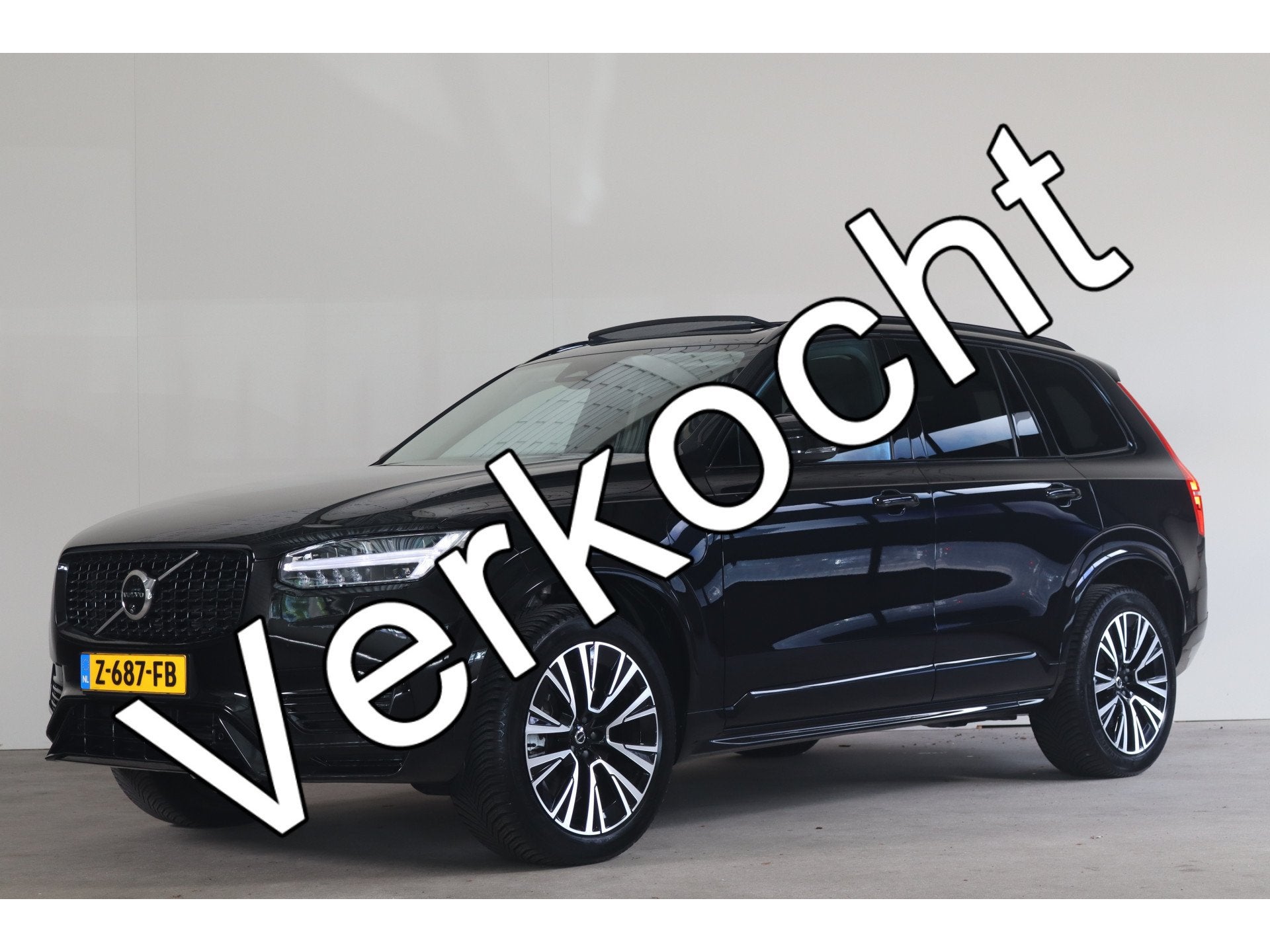 Volvo XC90 2.0 T8 Recharge AWD Ultimate Dark NL-Auto! Luchtv, Auto's, Volvo, Bedrijf, Te koop, XC90, 360° camera, 4x4, ABS, Adaptive Cruise Control