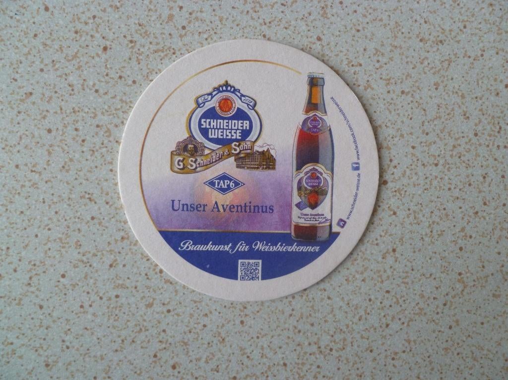 Bierviltje Schneider Weisse, Verzamelen, Biermerken, Ophalen, Viltje(s), Overige merken