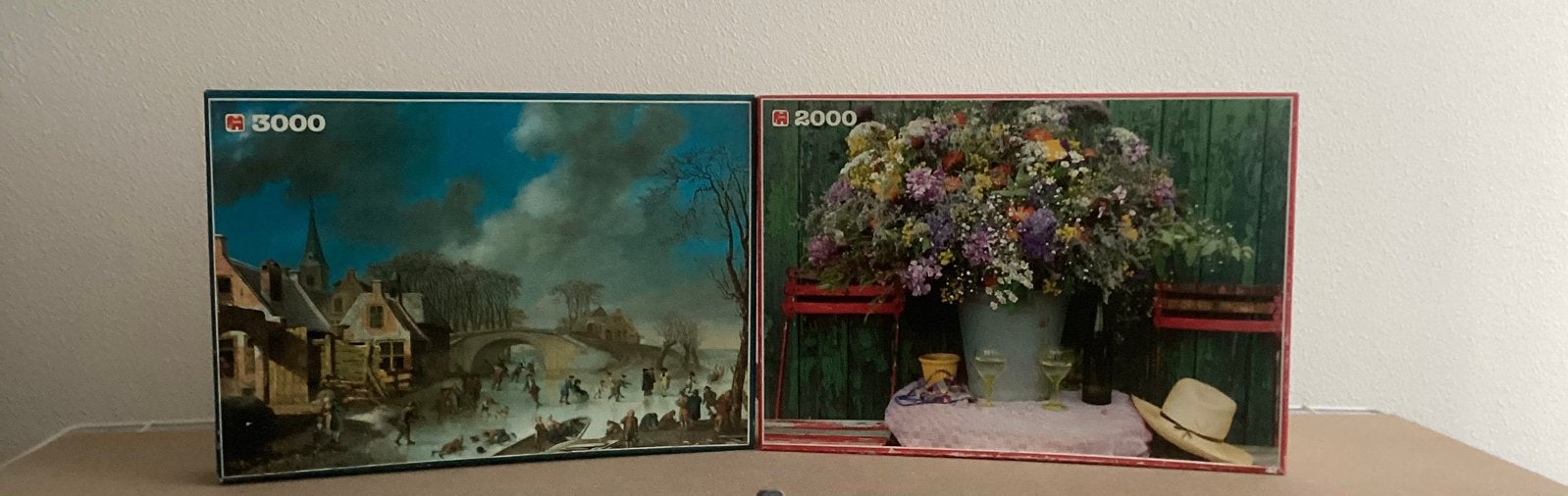 2 puzzels (Jumbo) 2000 en 3000 stukjes, Ophalen of Verzenden, Meer dan 1500 stukjes, Zo goed als nieuw, Legpuzzel