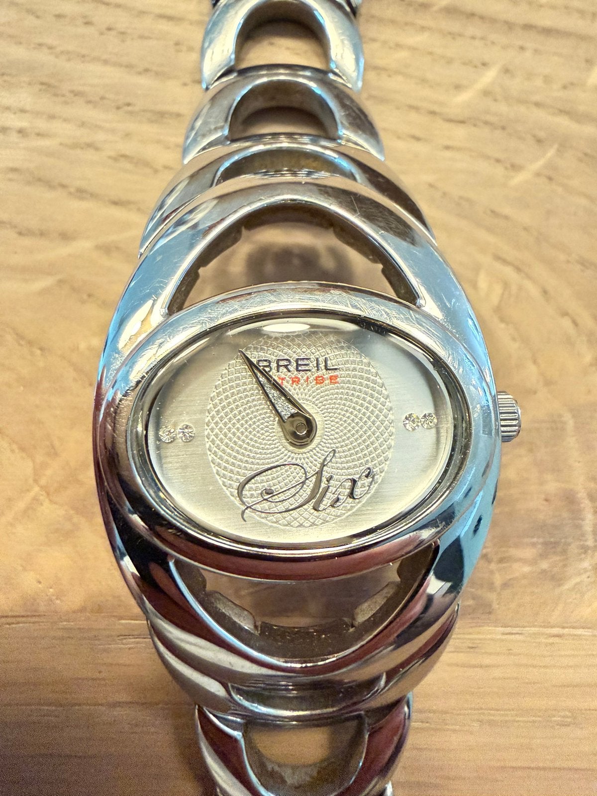 Breil dameshorloge, Sieraden, Tassen en Uiterlijk, Horloges | Dames, Staal, Staal, Ophalen of Verzenden, Zo goed als nieuw