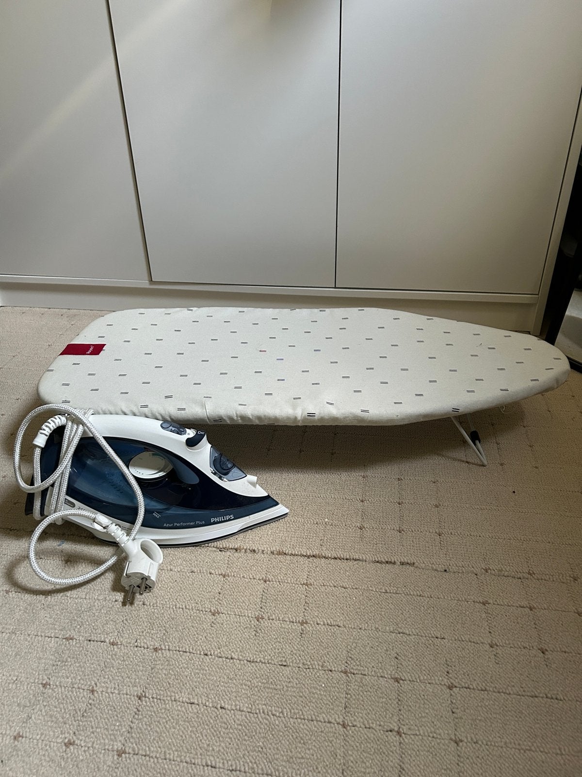 Philips Performance Plus Strijkijzer met draagbare strijkpla, Ophalen, Gebruikt, Strijkijzer met snoer
