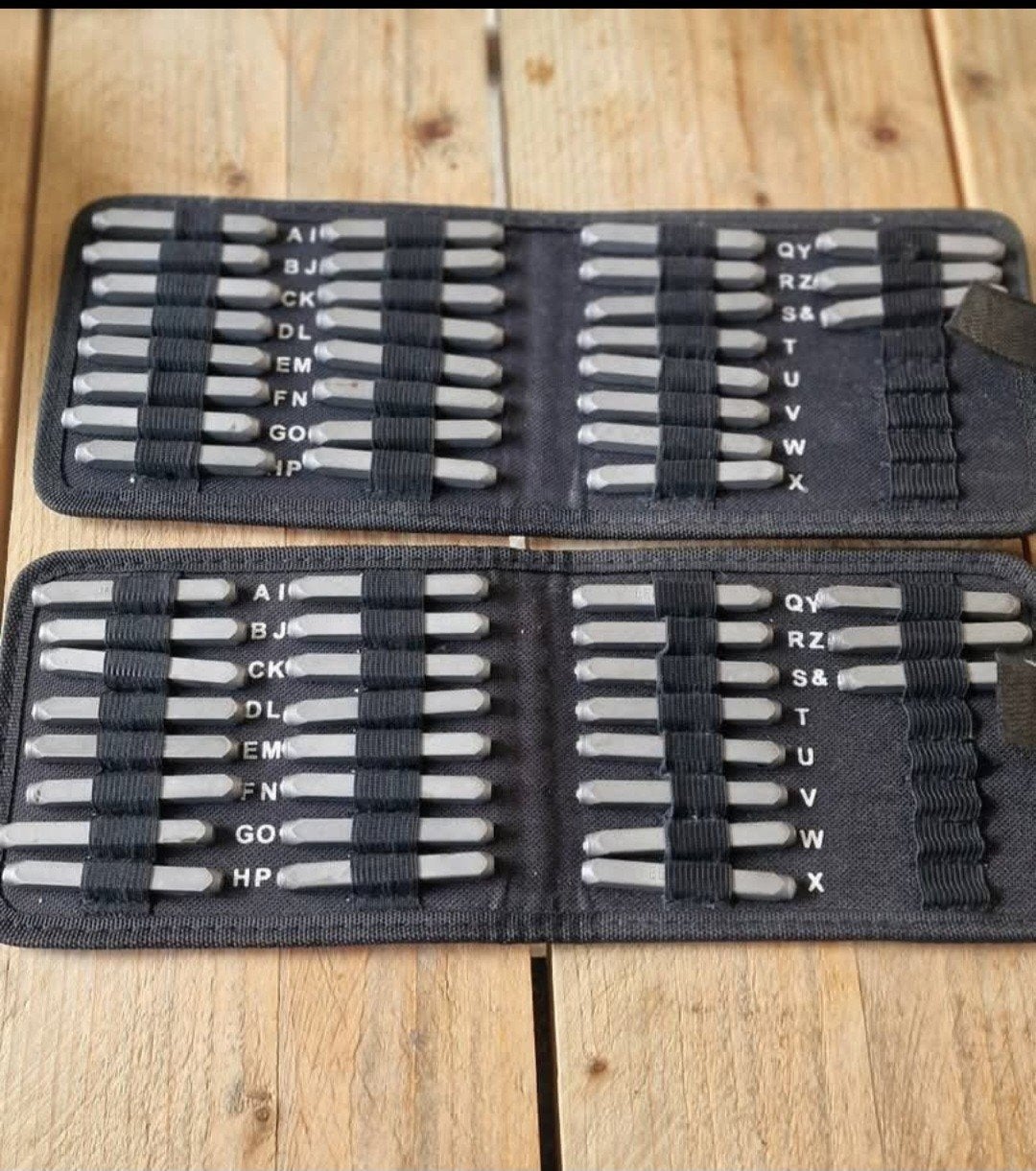 Stempelset voor sieraden maken (letters, cijfers, symbolen), Ophalen of Verzenden, Gebruikt, Overige typen