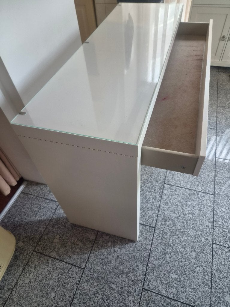 Malm ikea toilettafel, Huis en Inrichting, Ophalen, 100 tot 150 cm, Zo goed als nieuw, Minder dan 100 cm