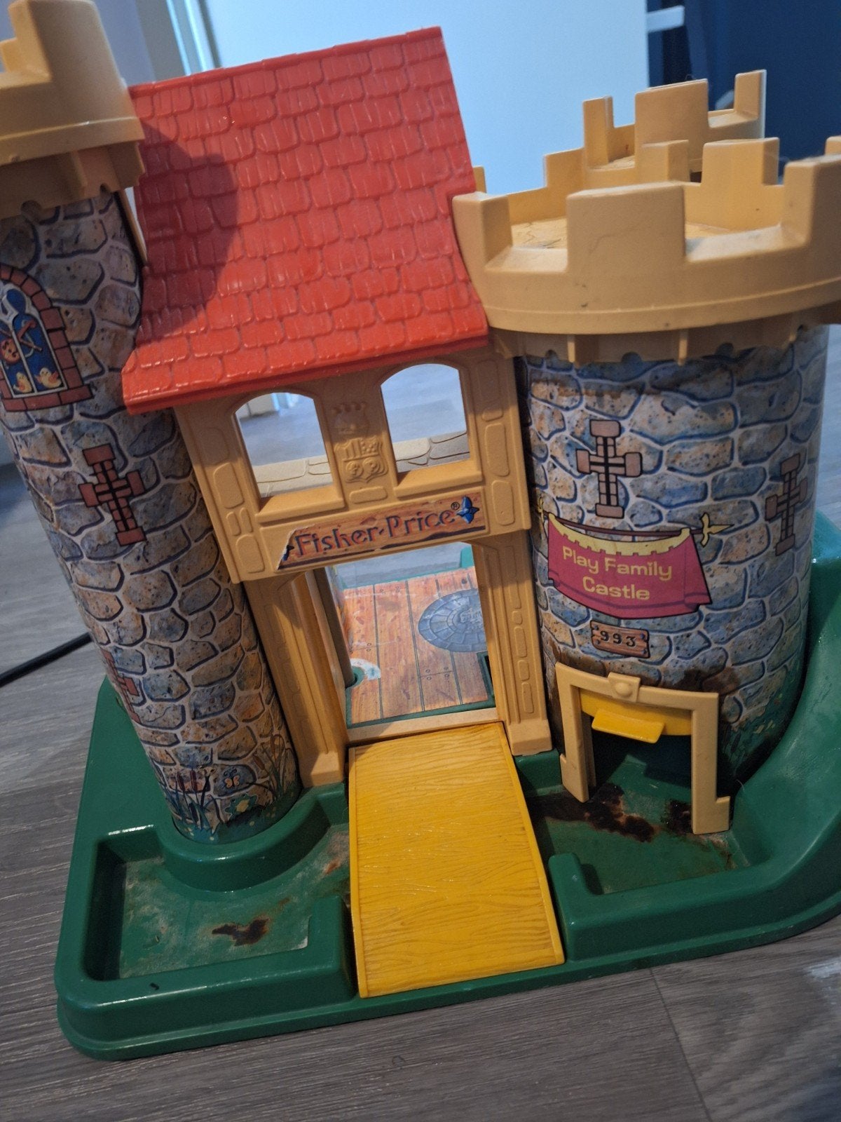 Vintage Fisher-Price Play Family Kasteel (993), Ophalen, Gebruikt, Speelset
