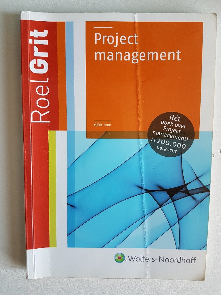 Roel Grit, projectmanagement, vijfde druk, gelezen, Ophalen of Verzenden, Beta, Gelezen, HBO
