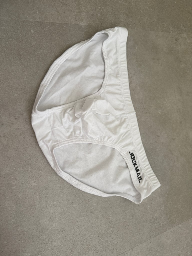 jockmail slip, wit, cotton, maat M, Ophalen of Verzenden, Wit, Slip
