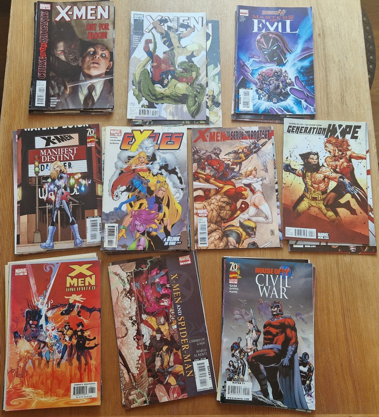 Grote collectie X-Men & Spider-Man comics, Boeken, Strips | Comics, Gelezen, Amerika, Ophalen of Verzenden, Meerdere comics