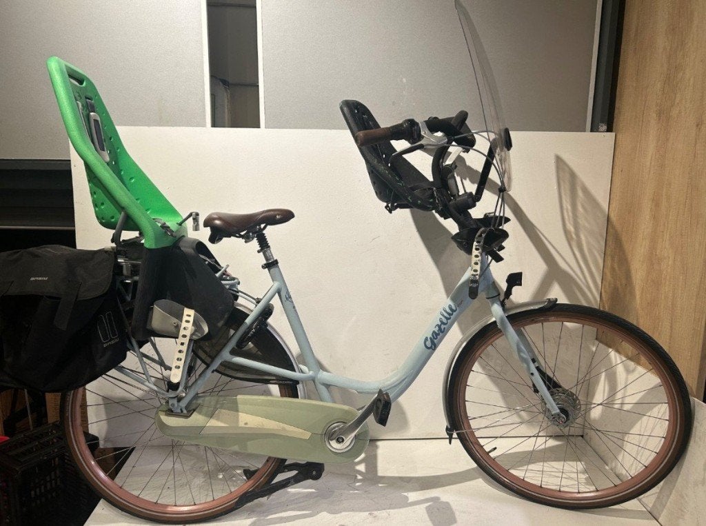 Gazelle Bloom, Fietsen en Brommers, Fietsen | Dames | Moederfietsen, Ophalen, 2 zitjes, Gebruikt, Versnellingen