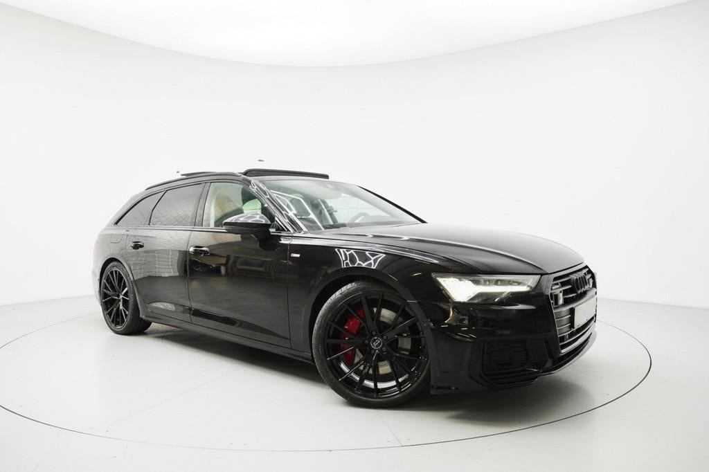 Audi A6 Avant 55 TFSI e quattro 3x S LINE PANO VIRTUAL CAM, Automaat, 14 kWh, Gebruikt, Zwart