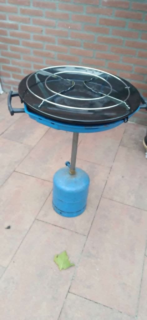 Skottelbraai met gasfles 907, Ophalen, Gebruikt, Campingaz