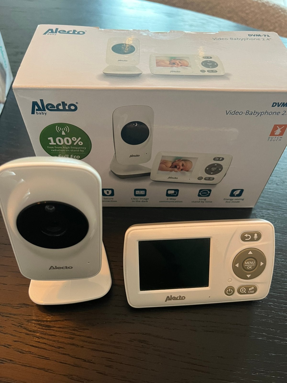 Alecto DVM-71 - Babyfoon met camera, Ophalen of Verzenden, Gebruikt, 250 meter of meer, Camera