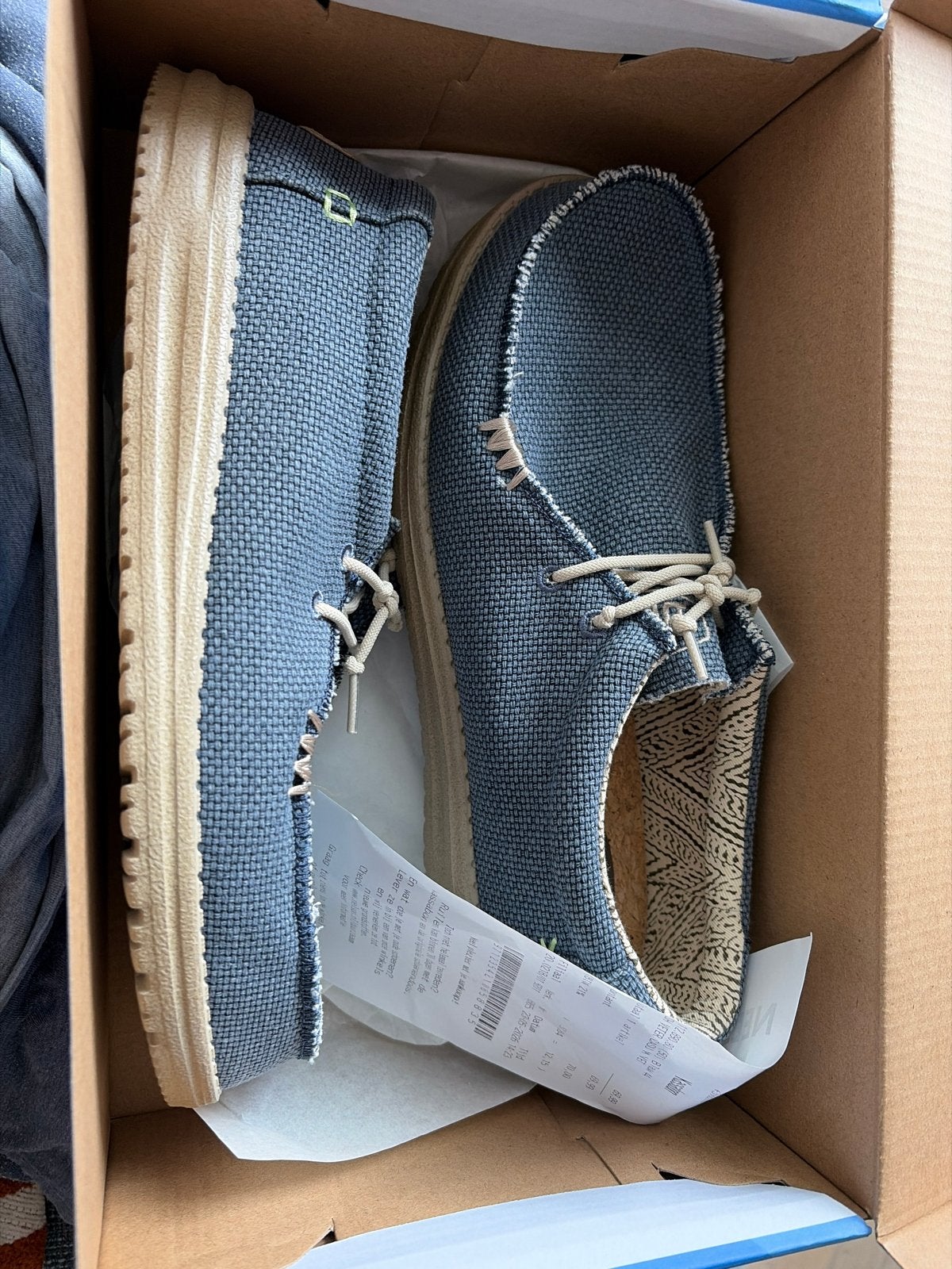 Nieuwe blauwe instappers - Maat 44, Ophalen of Verzenden, Nieuw, Blauw