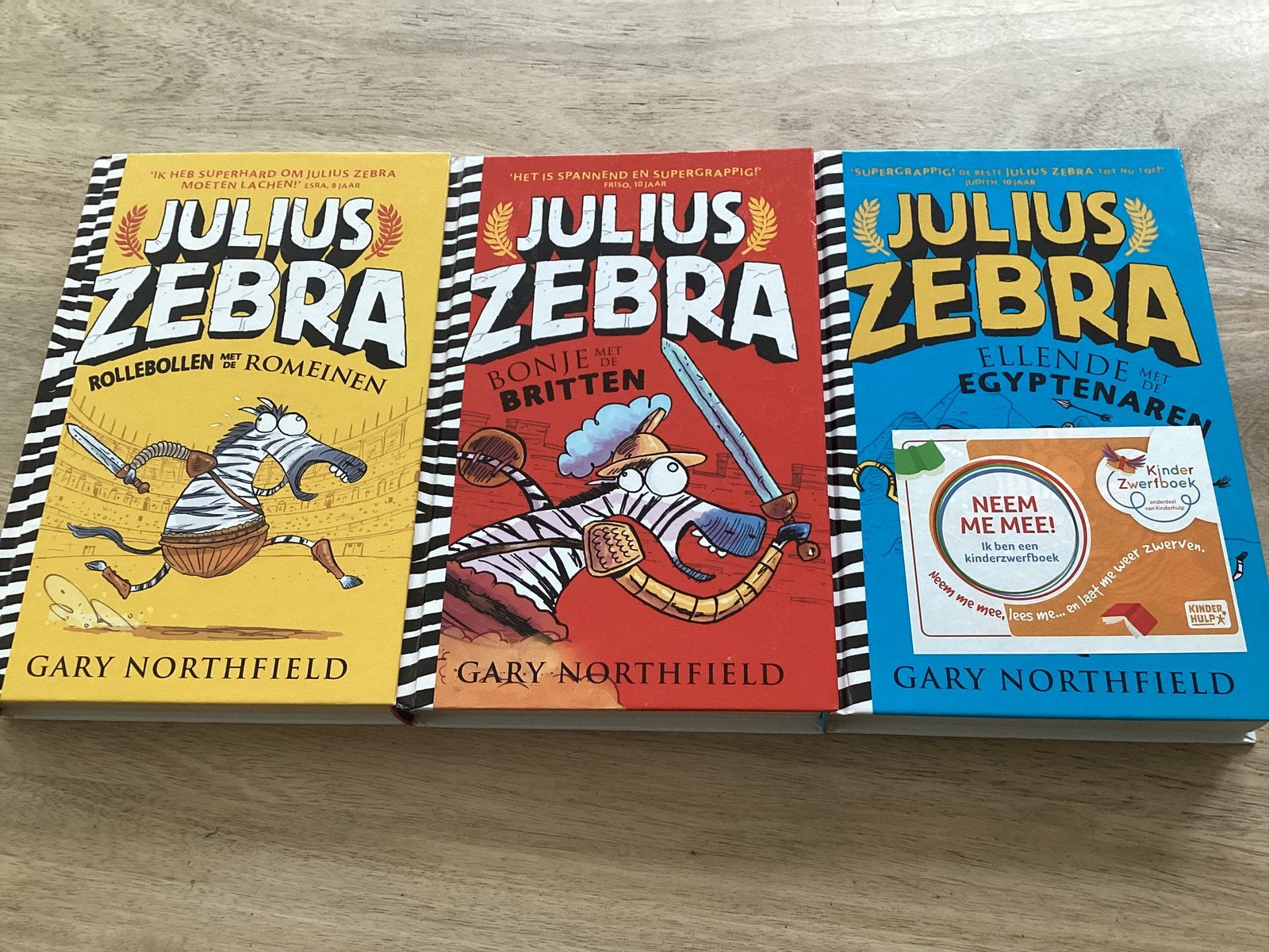Julius Zebra Gary Northfield drie boeken, Boeken, Ophalen of Verzenden, Gelezen, Fictie