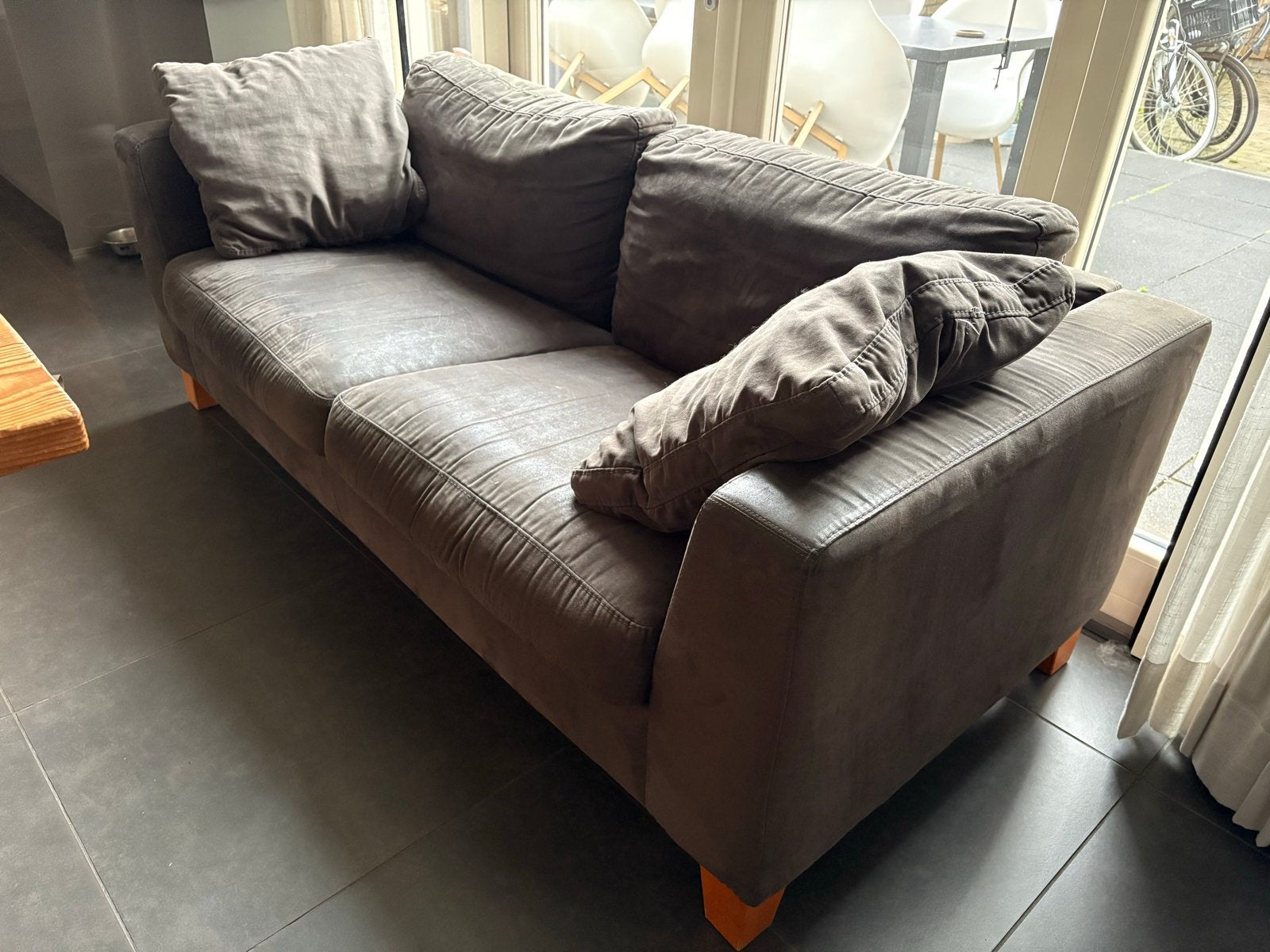 Comfortabele 2-zits bank - 185b x 87l x 65h, Ophalen, Gebruikt, 150 tot 200 cm, Tweepersoons