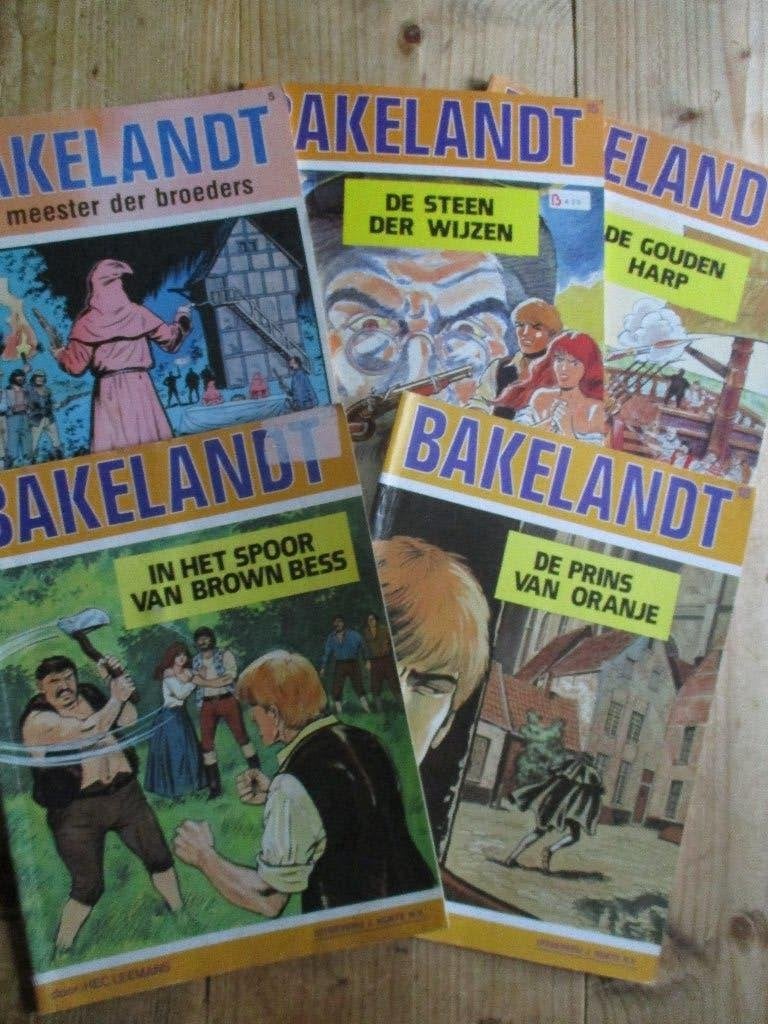 Bakelandt Stripboeken (21x), Boeken, Meerdere stripboeken, Ophalen of Verzenden, Gelezen