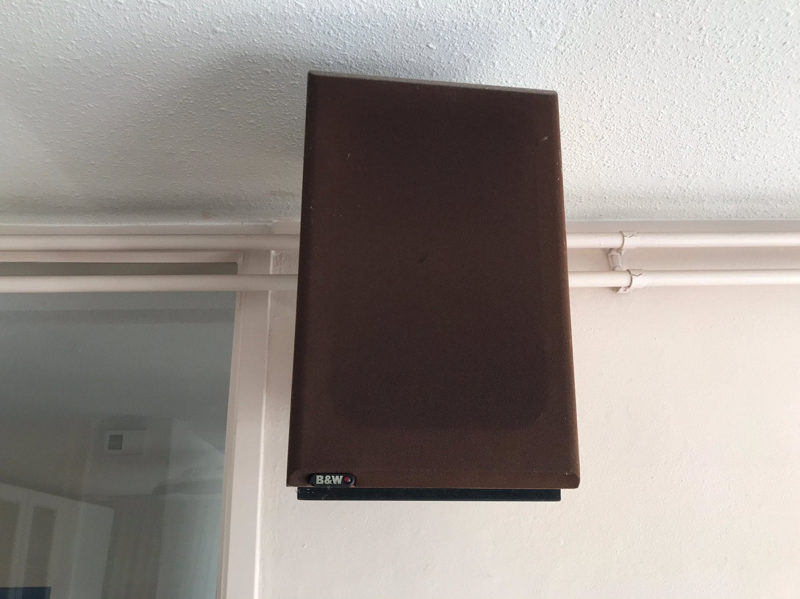 B&W DM12  Boxen Luidsprekers + ophangsysteem., Ophalen, Gebruikt, 60 tot 120 watt, Bowers & Wilkins (B&W)