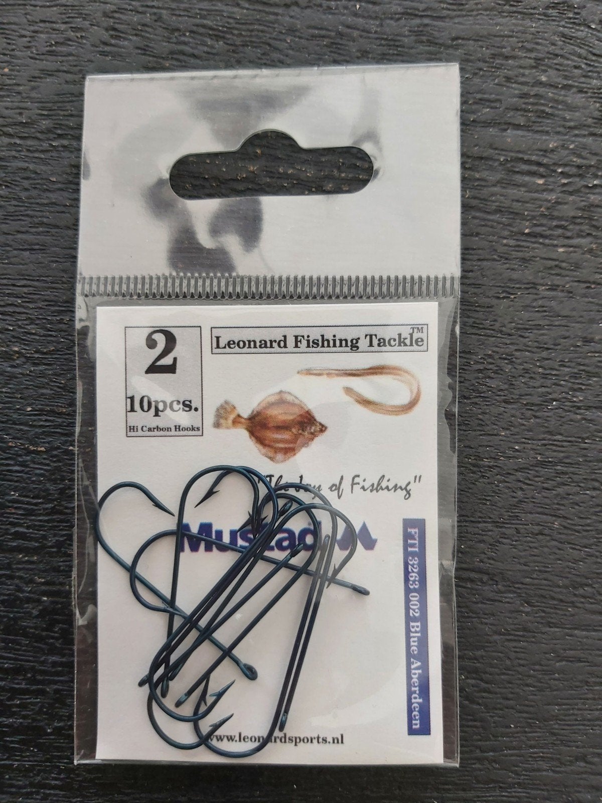 Leonard Fishing Tackle Hi Carbon Vishaakjes - 10 stuks, Watersport en Boten, Ophalen of Verzenden, Nieuw, Haak