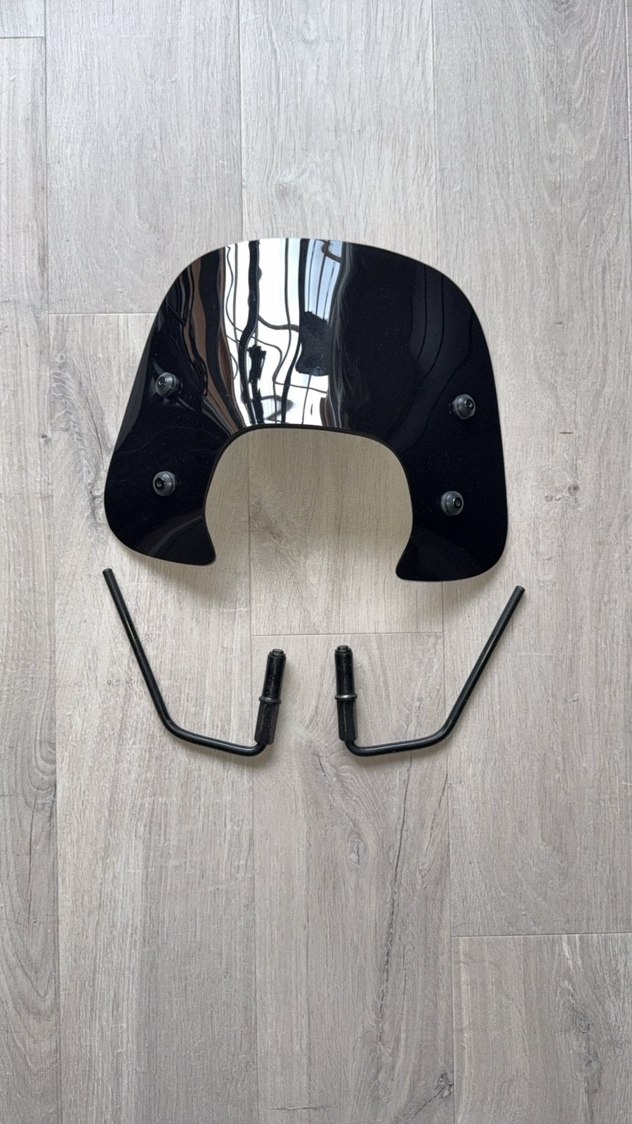 Vespa Sprint windscherm laag zwart, Ophalen, Gebruikt