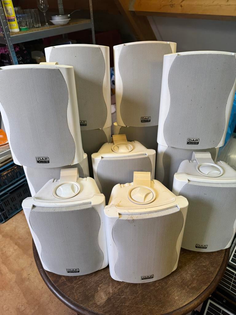 12x DAP Audio Luidsprekers - Perfect voor Horeca/Grote Ruimt, Audio, Tv en Foto, Luidsprekers, Zo goed als nieuw, Overige typen