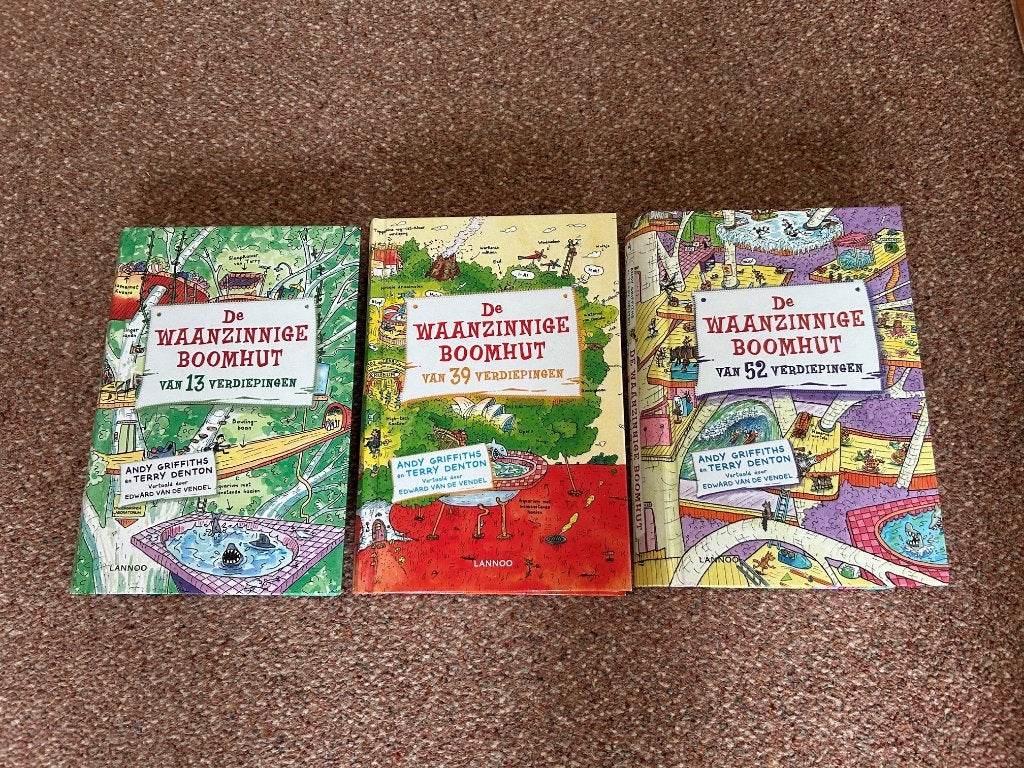 De waanzinnige boomhut (3 boeken), Boeken, Kinderboeken | Jeugd | 10 tot 12 jaar, Ophalen, Zo goed als nieuw, Andy Griffiths en Terry Denton