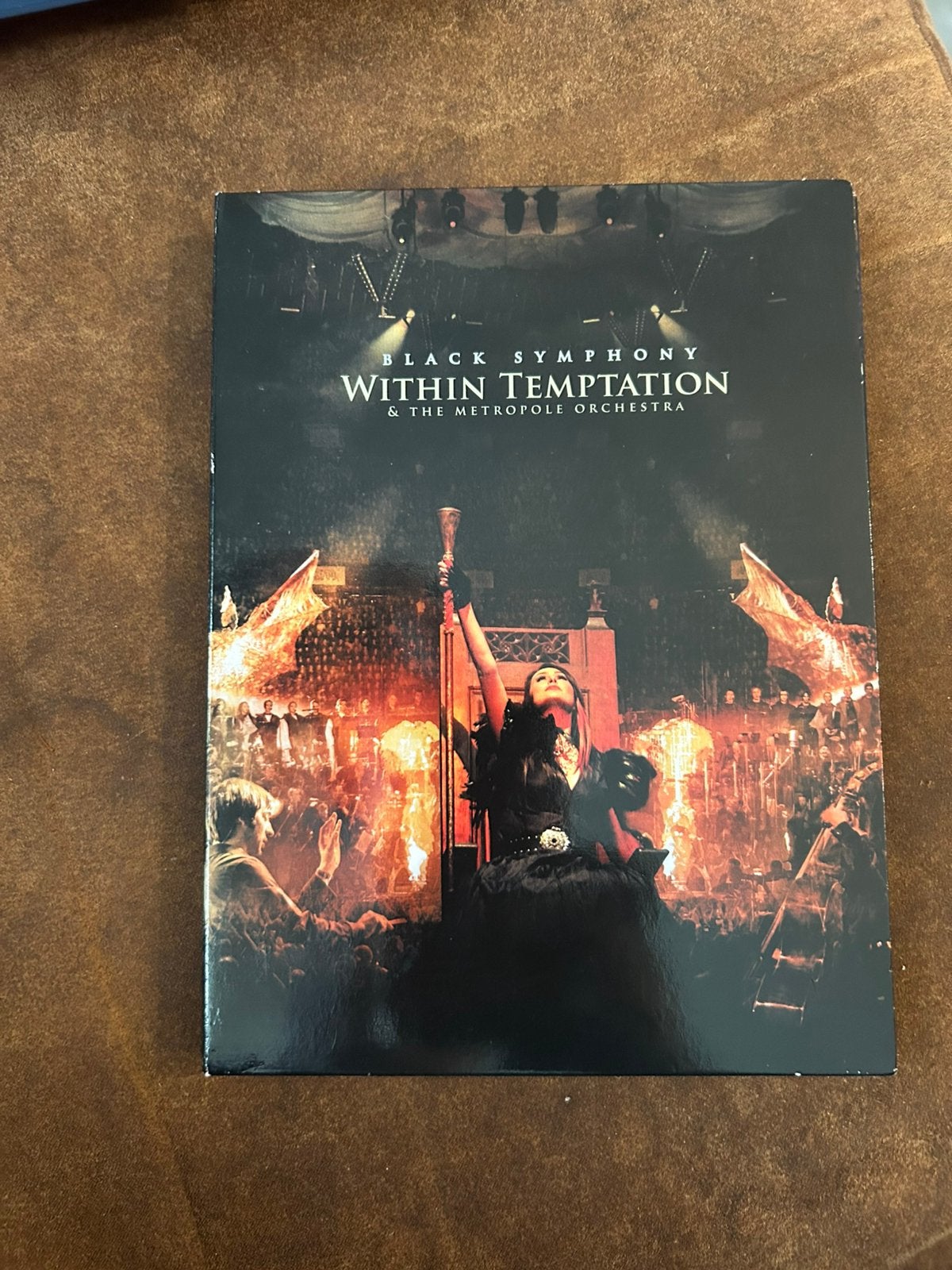 Whitin Temptation -  black symphony, Cd's en Dvd's, Dvd's | Muziek en Concerten, Alle leeftijden, Ophalen of Verzenden, Zo goed als nieuw
