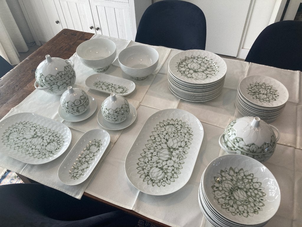 Midcentury Rosenthal Studio-Line Lotus jade groen servies, Huis en Inrichting, Keuken | Servies, Ophalen, Overige merken, Vintage