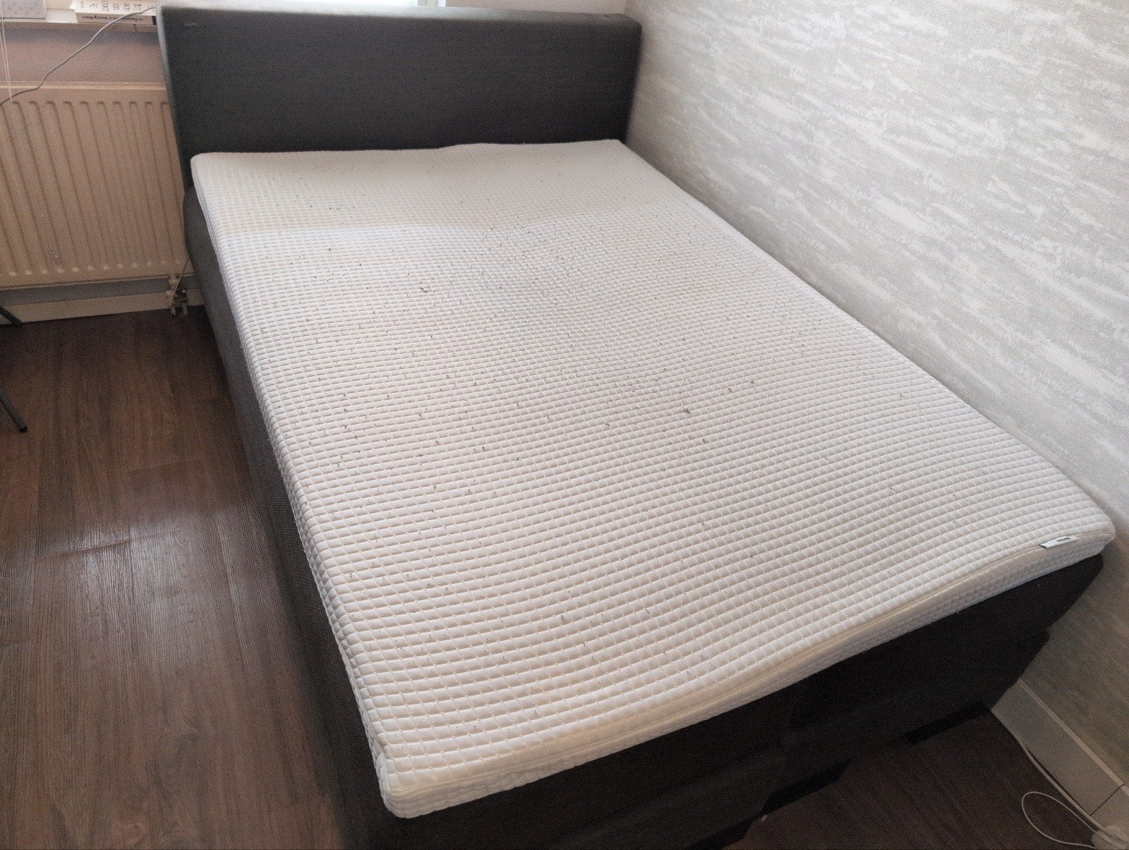Swiss Sense Boxspring Bed (140x200) Compleet met beddengoed!, Ophalen, Gebruikt, Klassiek, 140 cm