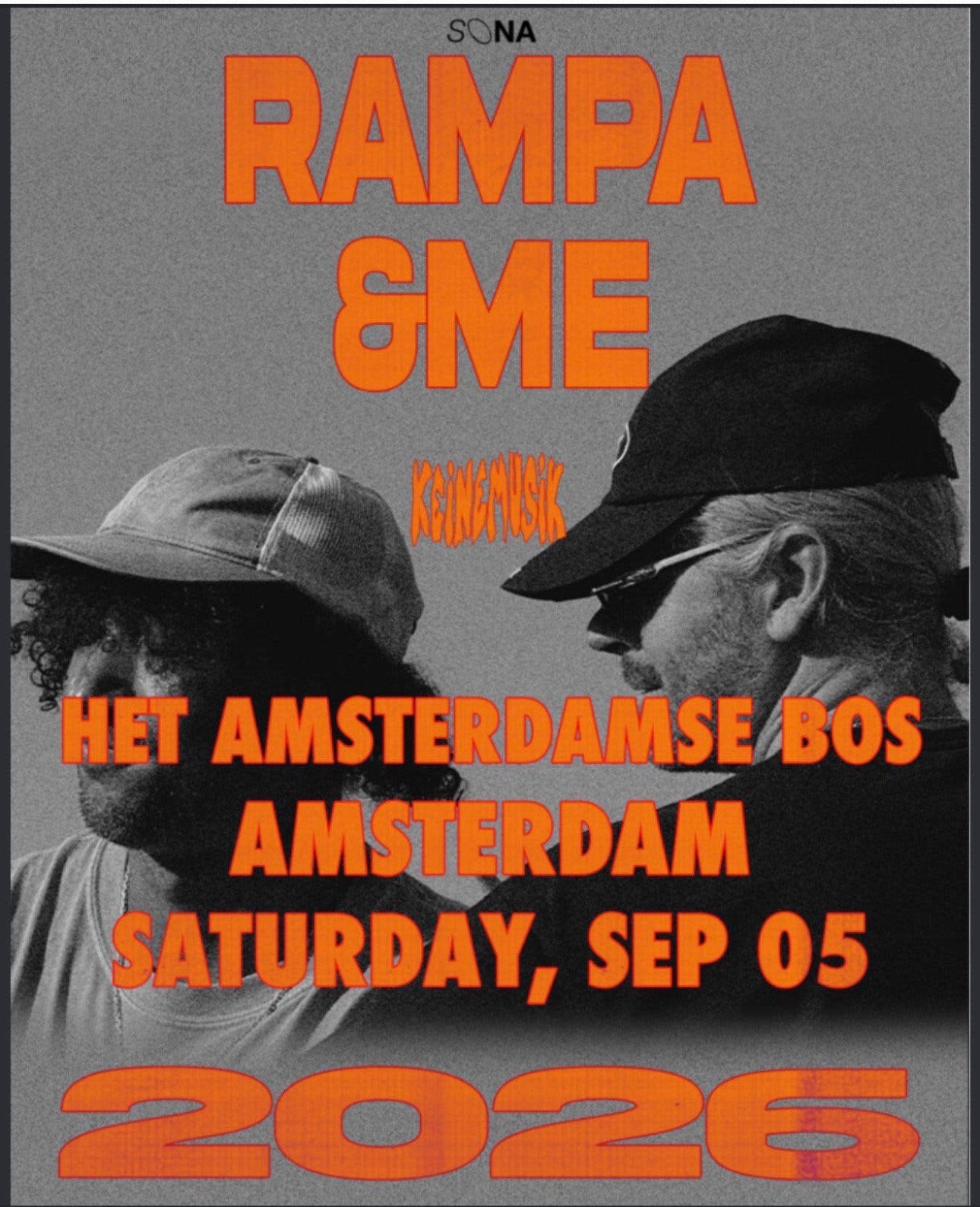 Keinemusik Rampa &me tickets 3X Sona presents, Tickets en Kaartjes, Evenementen en Festivals