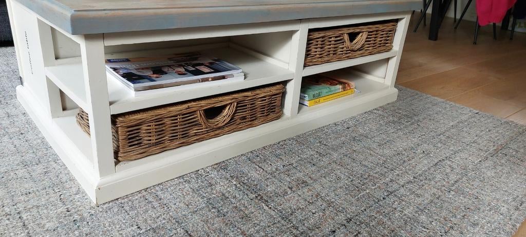 Salontafel Wilsons Hill, inclusief opbergmanden, Ophalen, 50 tot 75 cm, 100 tot 150 cm, Minder dan 100 cm