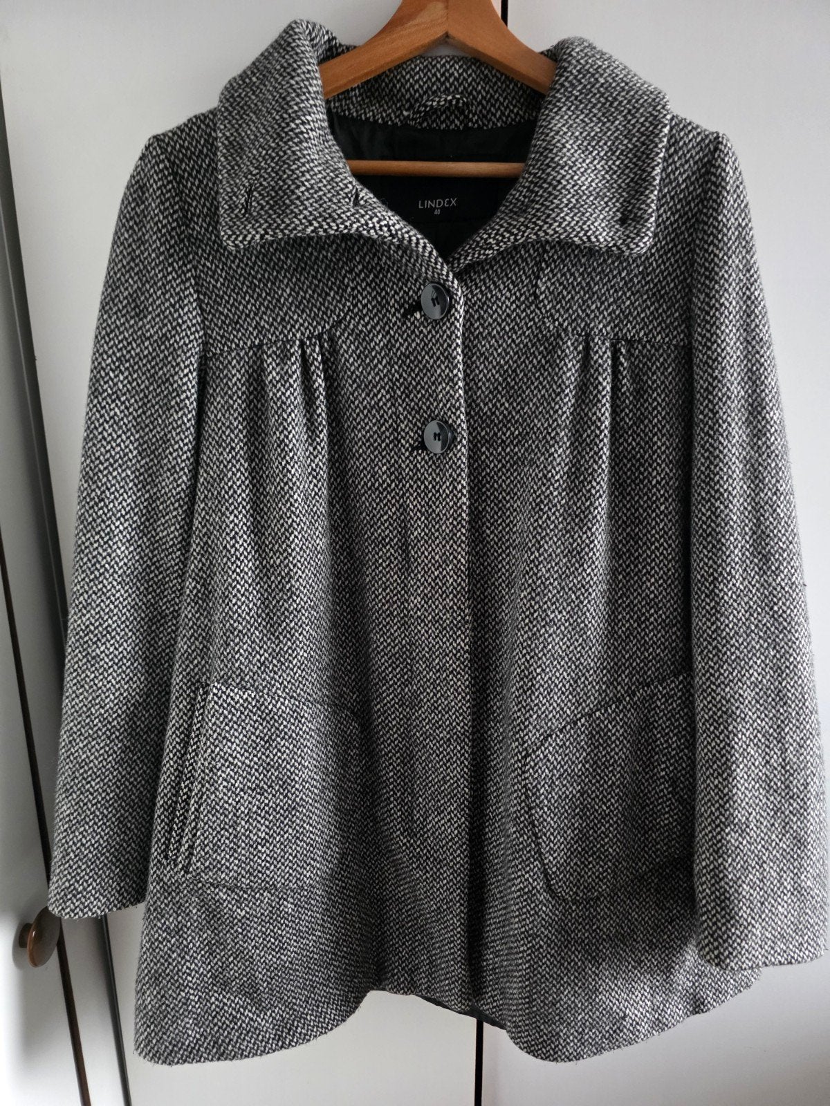 Lindex Jasje Zwart/Wit Maat 40 - Zo goed als nieuw, Maat 38/40 (M), Verzenden, Zwart, Lindex