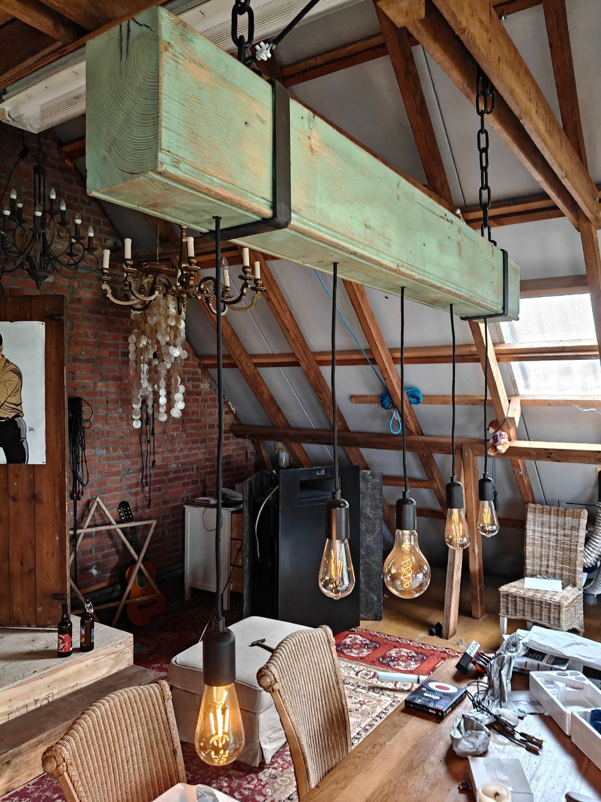 industriële balklamp, Ophalen of Verzenden