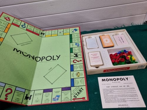 Monopoly 1961 clipper games en toys, Ophalen of Verzenden, 'T Olde Gre-j, Info@toldegrej.nl, Endepoelstraat 20f Didam