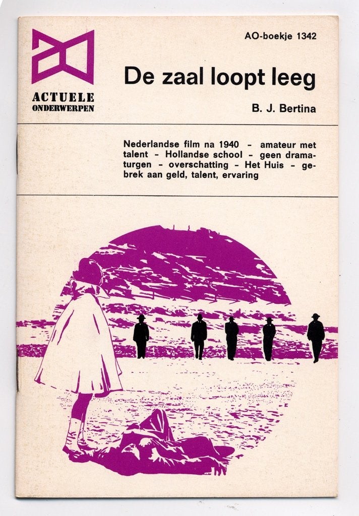 De zaal loopt leeg -1970 - B J Bertina - Ned. film na 1940, B.J. Bertina, Overige typen, Nieuw, Ophalen of Verzenden