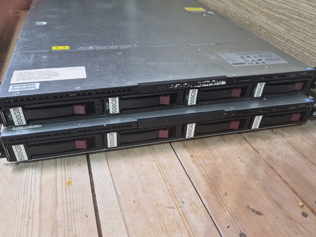 9x Server dl120g7 + dl120g6, Computers en Software, Servers, Gebruikt, 2 tot 3 Ghz, 16 GB, Ophalen of Verzenden
