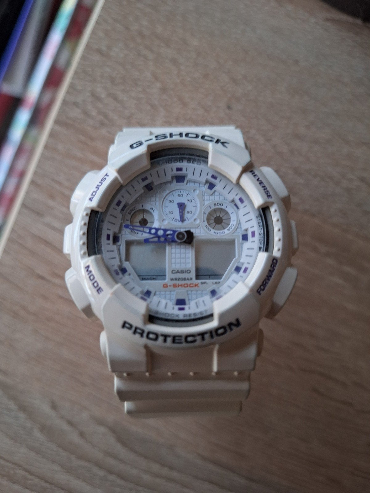 Casio G-Shock GA-100A-7AER, Kunststof, Nieuw, Kunststof, Ophalen