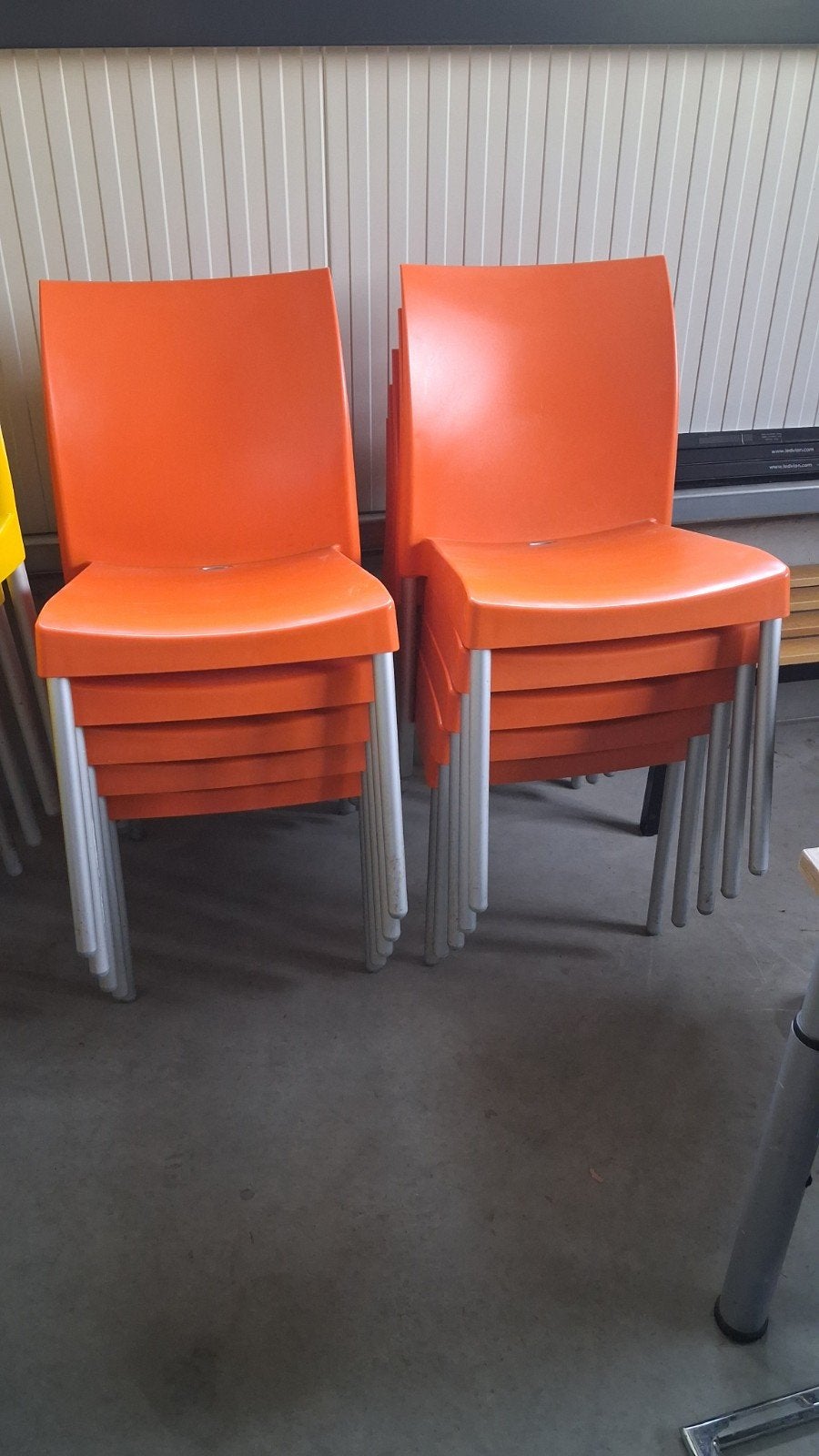 kunstof stapelstoelen stoelen, Ophalen, Overige kleuren, Vijf, Zes of meer stoelen