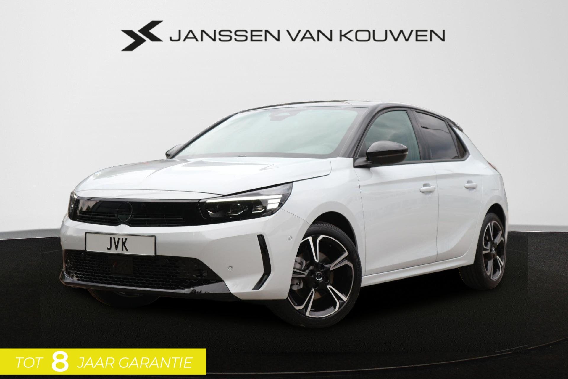 Opel Corsa 1.2 Turbo Hybrid Ultimate 2+6 Jaar Garantie, Auto's, Euro 6, 1199 cc, 610 kg, Wit