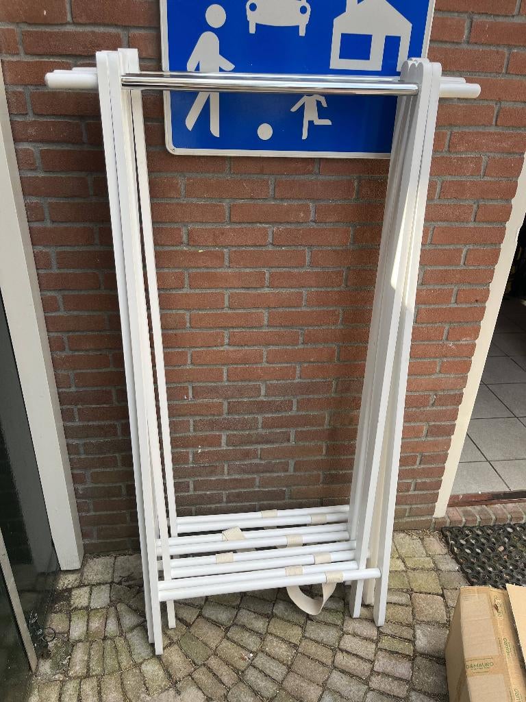 Kledingrekken hout inklapbaar 4keer, Ophalen, Hout, Gebruikt, Boho