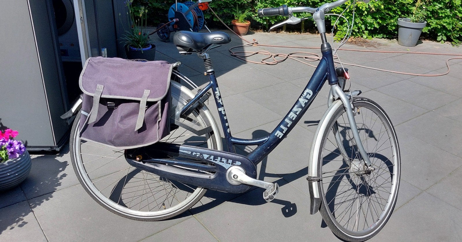 Gazelle Esprit damesfiets, 7 versnellingen, fietstassen, Ophalen, Gebruikt, 47 tot 50 cm, Versnellingen