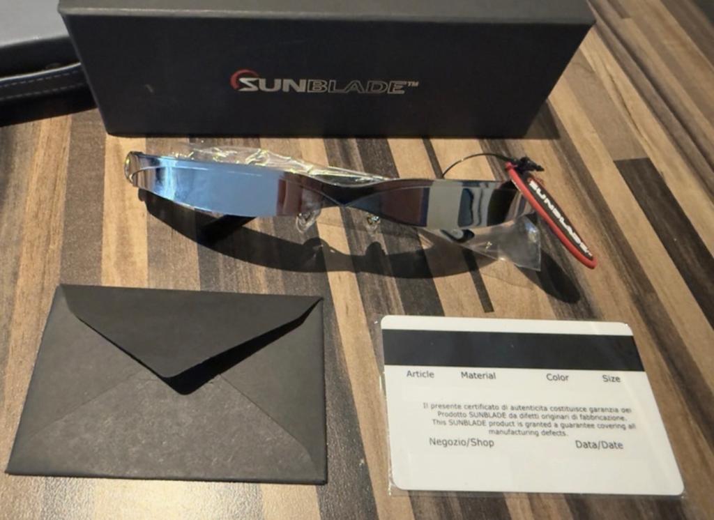 2 st nieuw Sunblade Zonnebril - SB-503L - met certificaat, Overige merken, Zonnebril, Nieuw, Ophalen of Verzenden