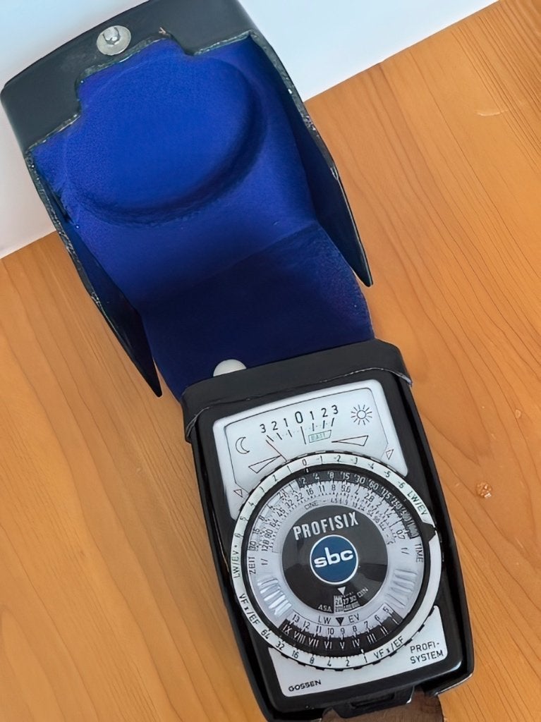 Lichtmeter Gossen, Ophalen, Gebruikt