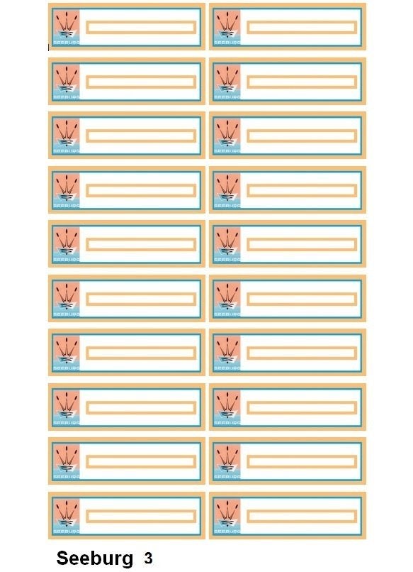 SEEBURG JUKEBOXEN, logo titelkaartjes voor 45 toeren, Verzamelen, Ophalen of Verzenden, Nieuw, 1950 tot 1960, Seeburg
